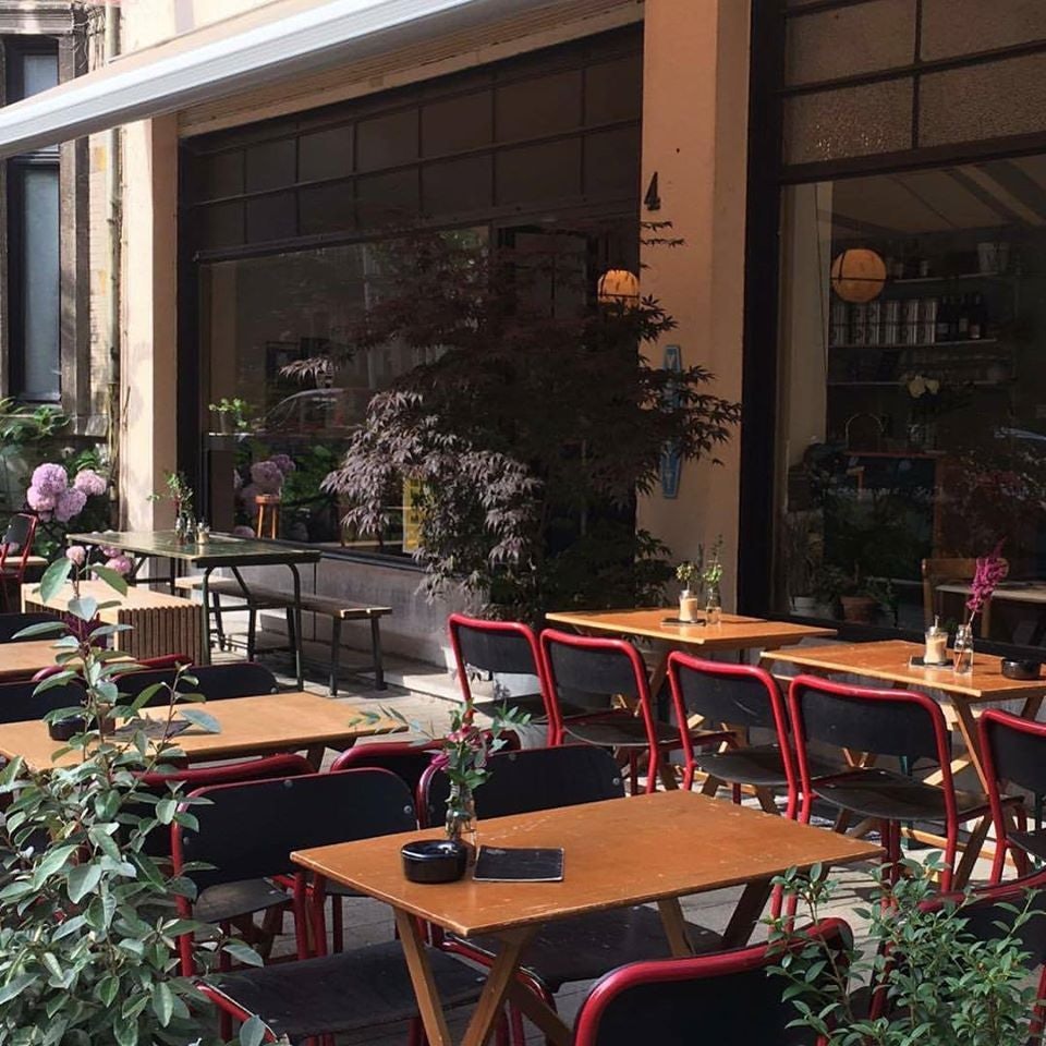 terrace of Bar Vert in Antwerp