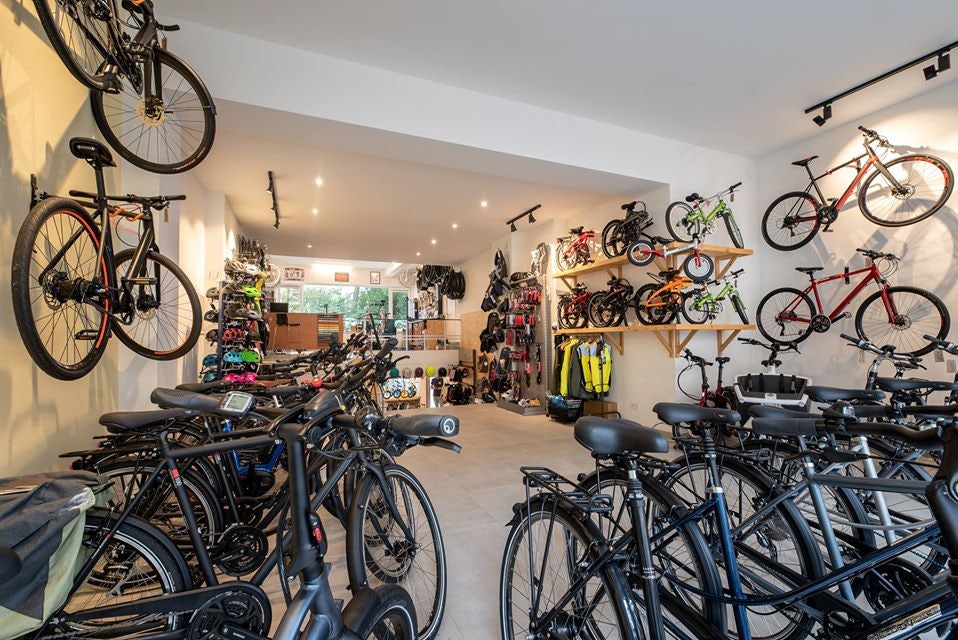 interior of Goodbikes shop