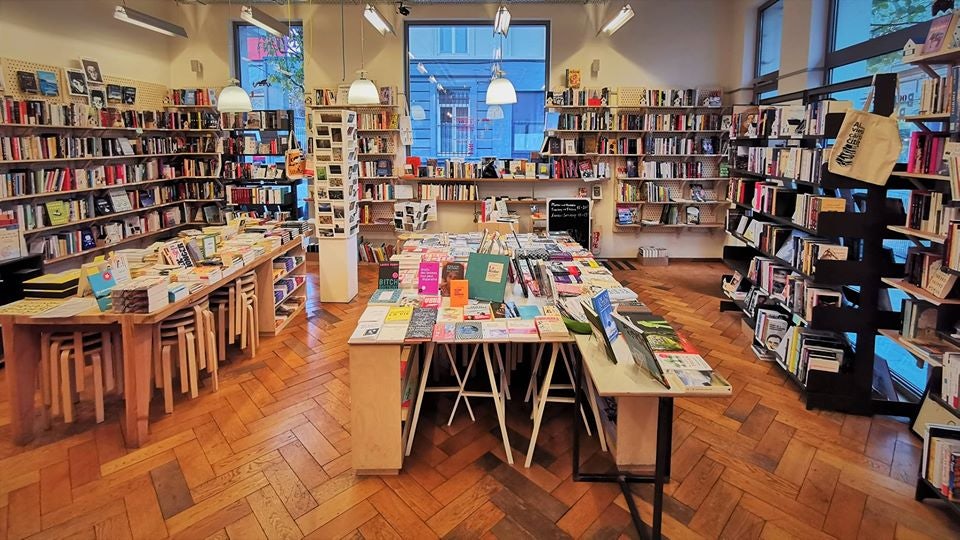 shop interior of Librebook Brussels