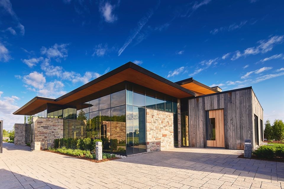 exterior of Red Stone winery in Toronto