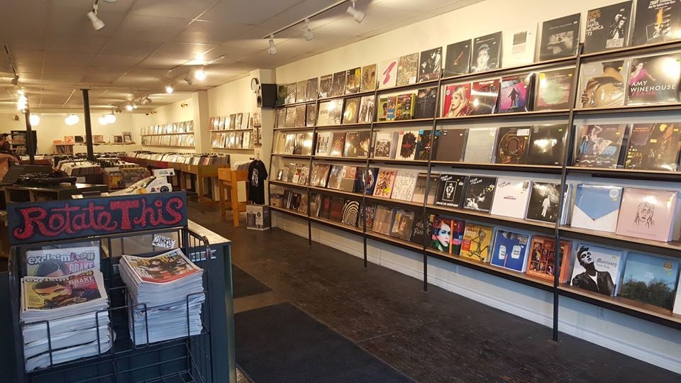 records displayed at Rotate This store in Toronto