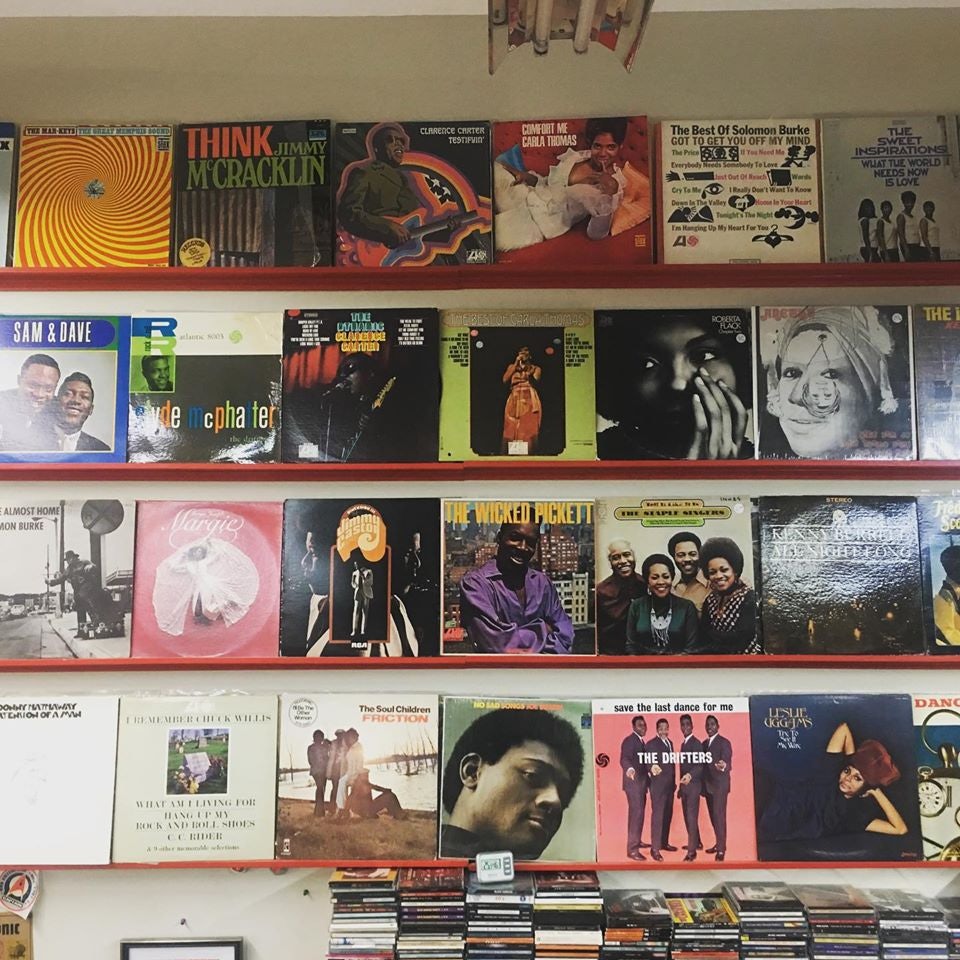 records at pandemonium store in Toronto