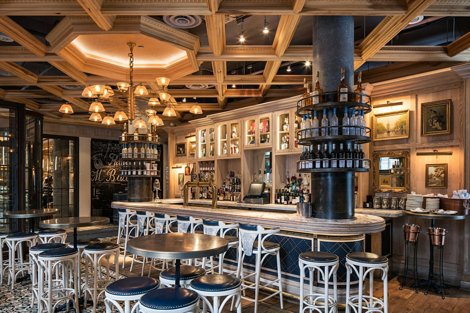 interior of the Cluny Bistro in Toronto