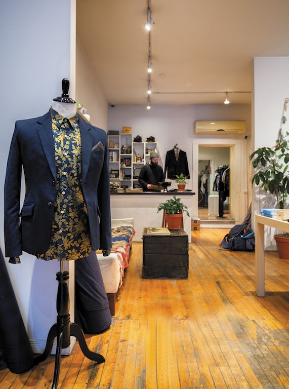 tailored suit at 18 Waits store
