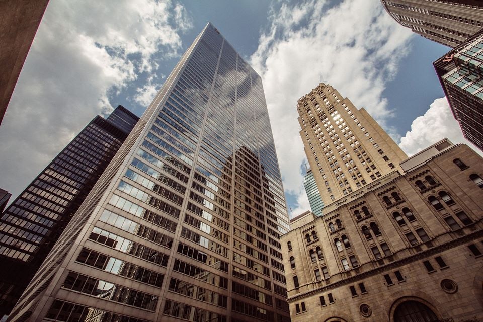 exterior of the Commerce court of Toronto