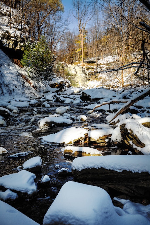 Smokey Hollow waterfalls