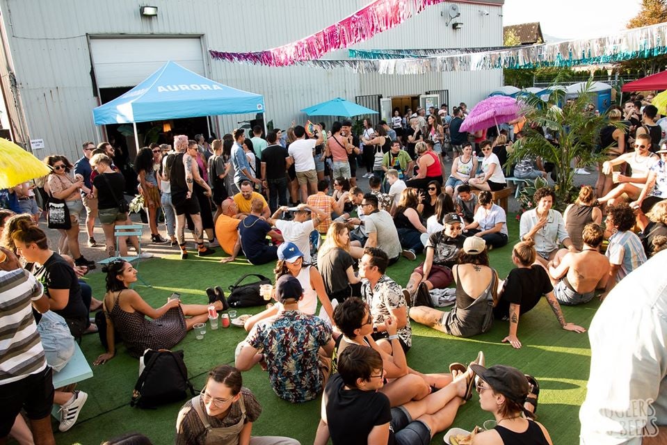 a Queers and Beers gathering in Vancouver