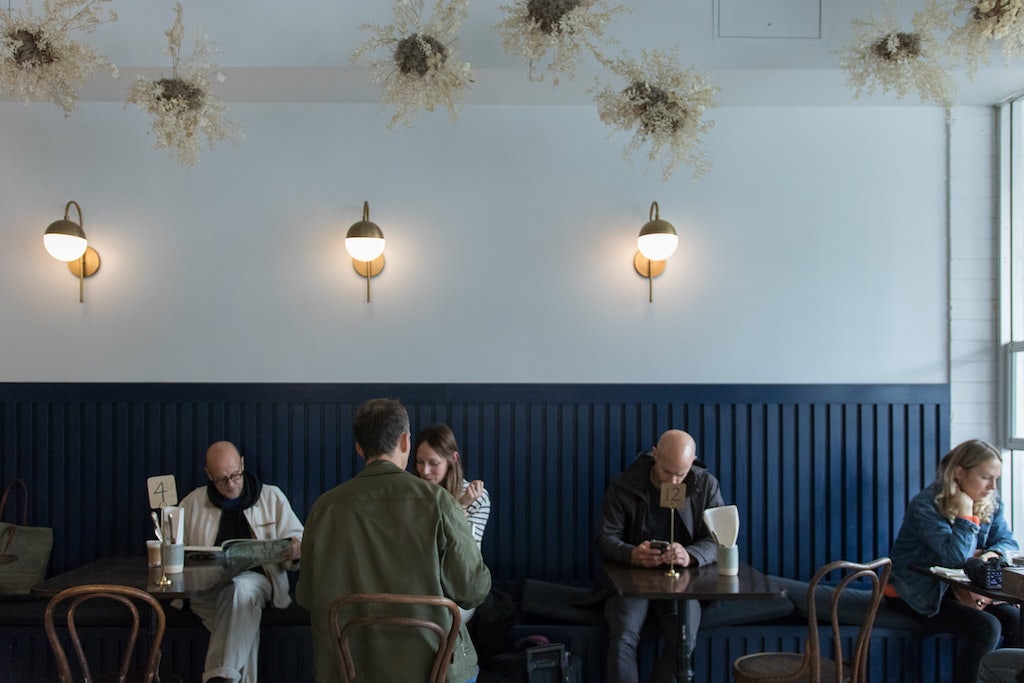 people seated at Livia Sweets cafe