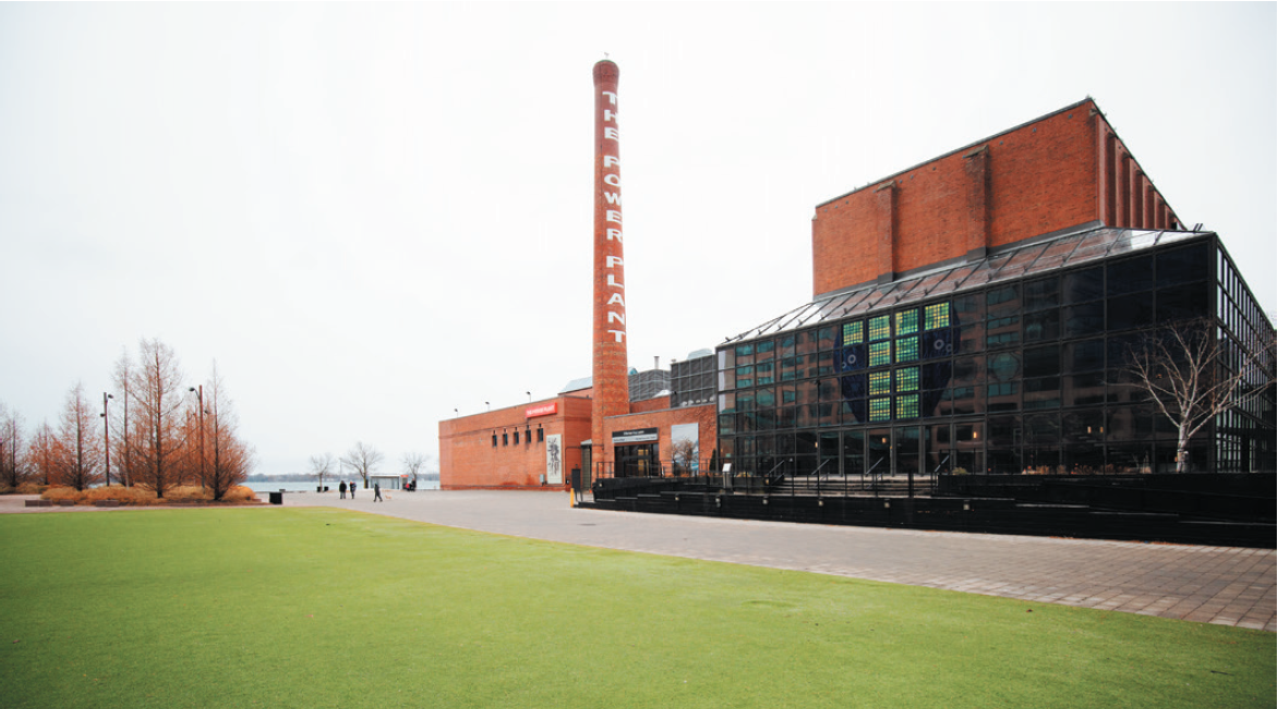 exterior of the Power Plant gallery in Toronto