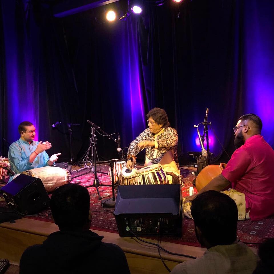 band performing at the Small World Music Festival