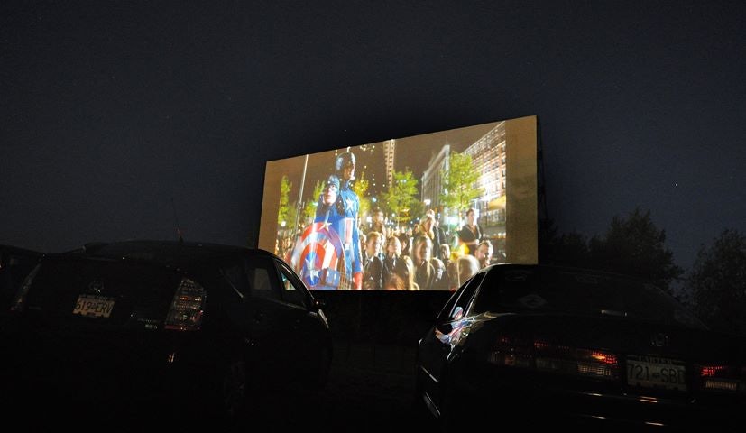 Twilight Drive-In cinema in Vancouver