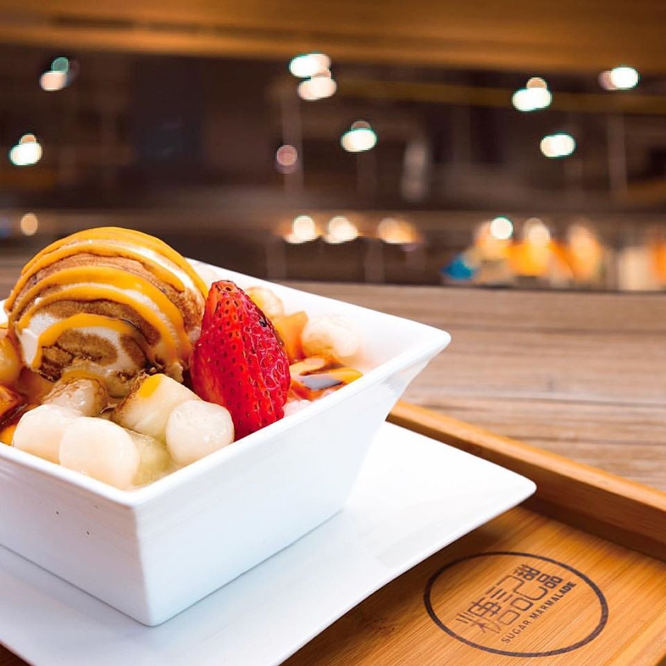 a sweet dessert bowl at Sugar Marmelade Toronto