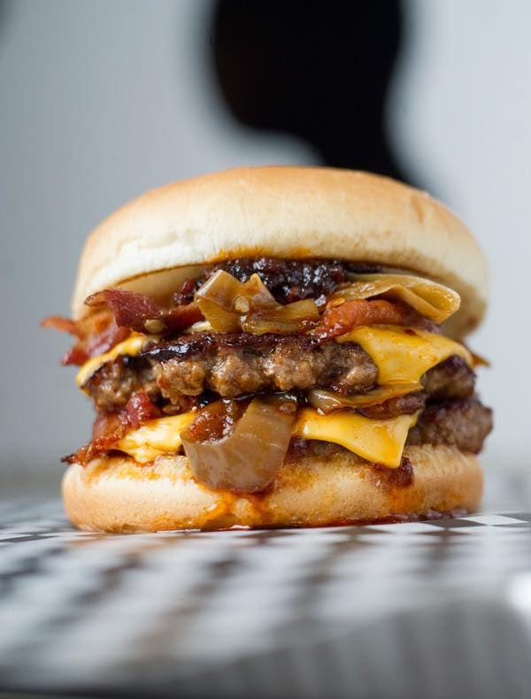 hamburger with bacon from Holy Chuck