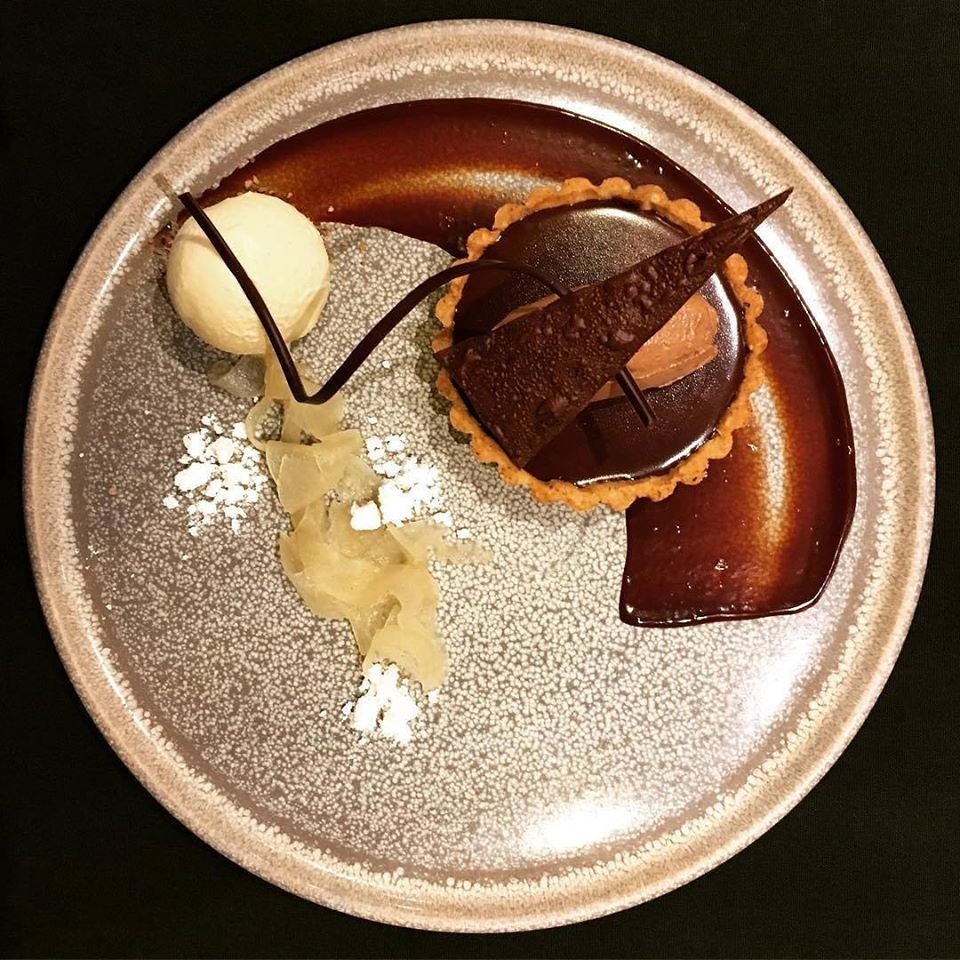 chocolate dessert from Forage