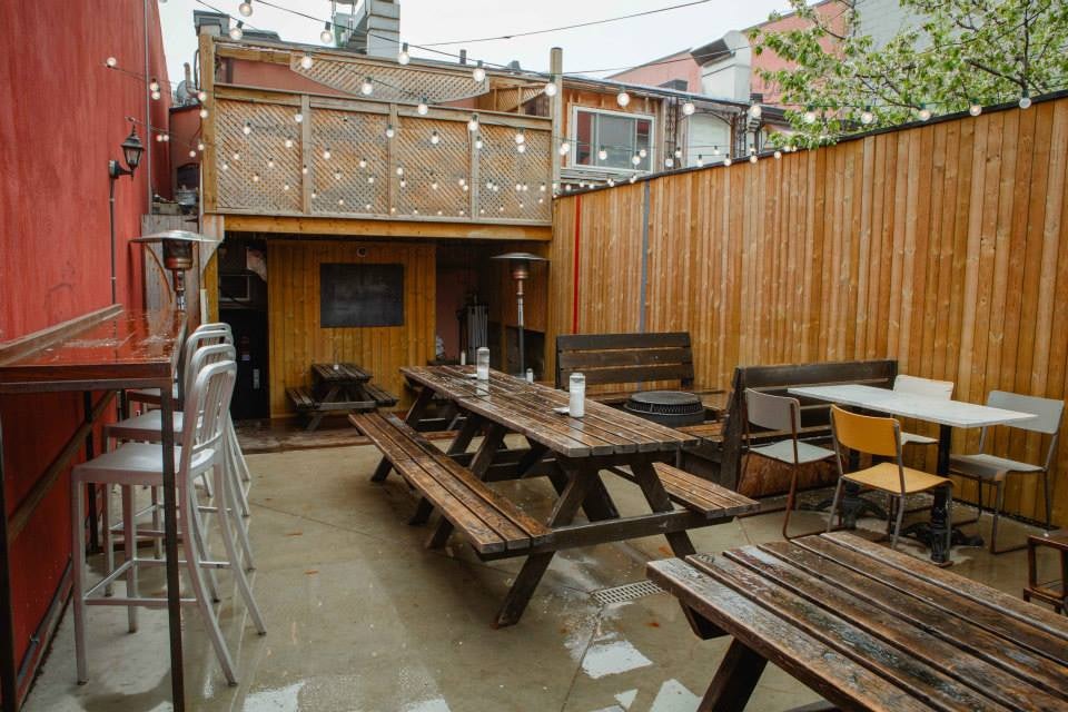 patio of Neon Bar in Toronto