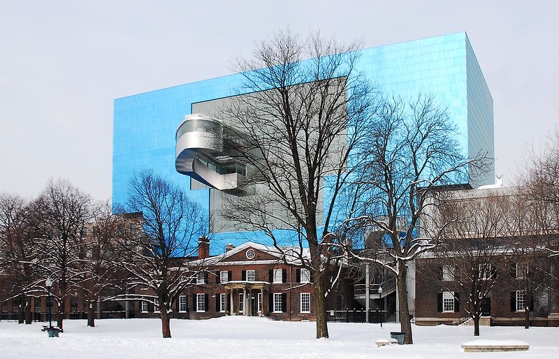 the rear wall of the Art Gallery of Ontario in Toronto