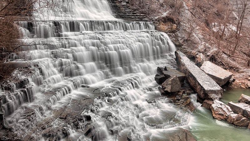 The Albion falls near Toronto