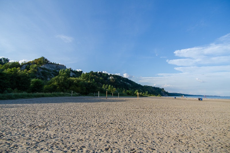 beach at Cliffcrest Toronto