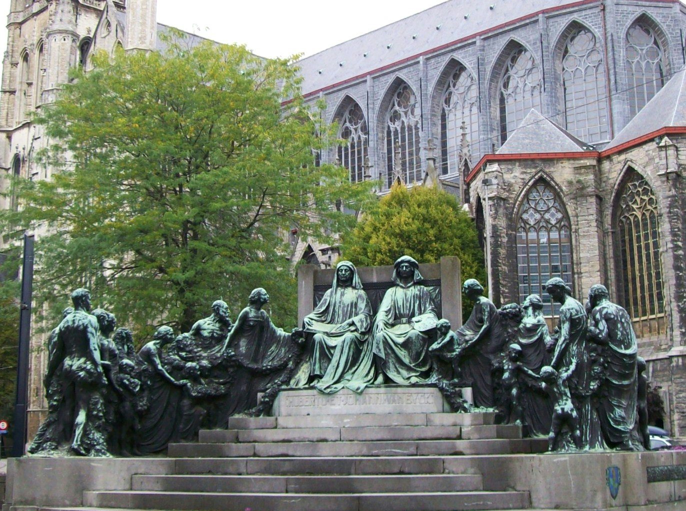 Ghent - Van Eyck monument