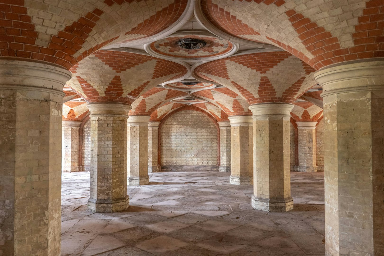 ceilings at the Crystal Palace Subway London