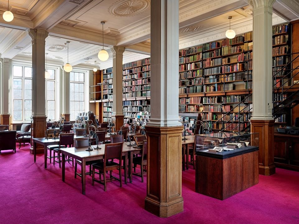 reading room at the London Library