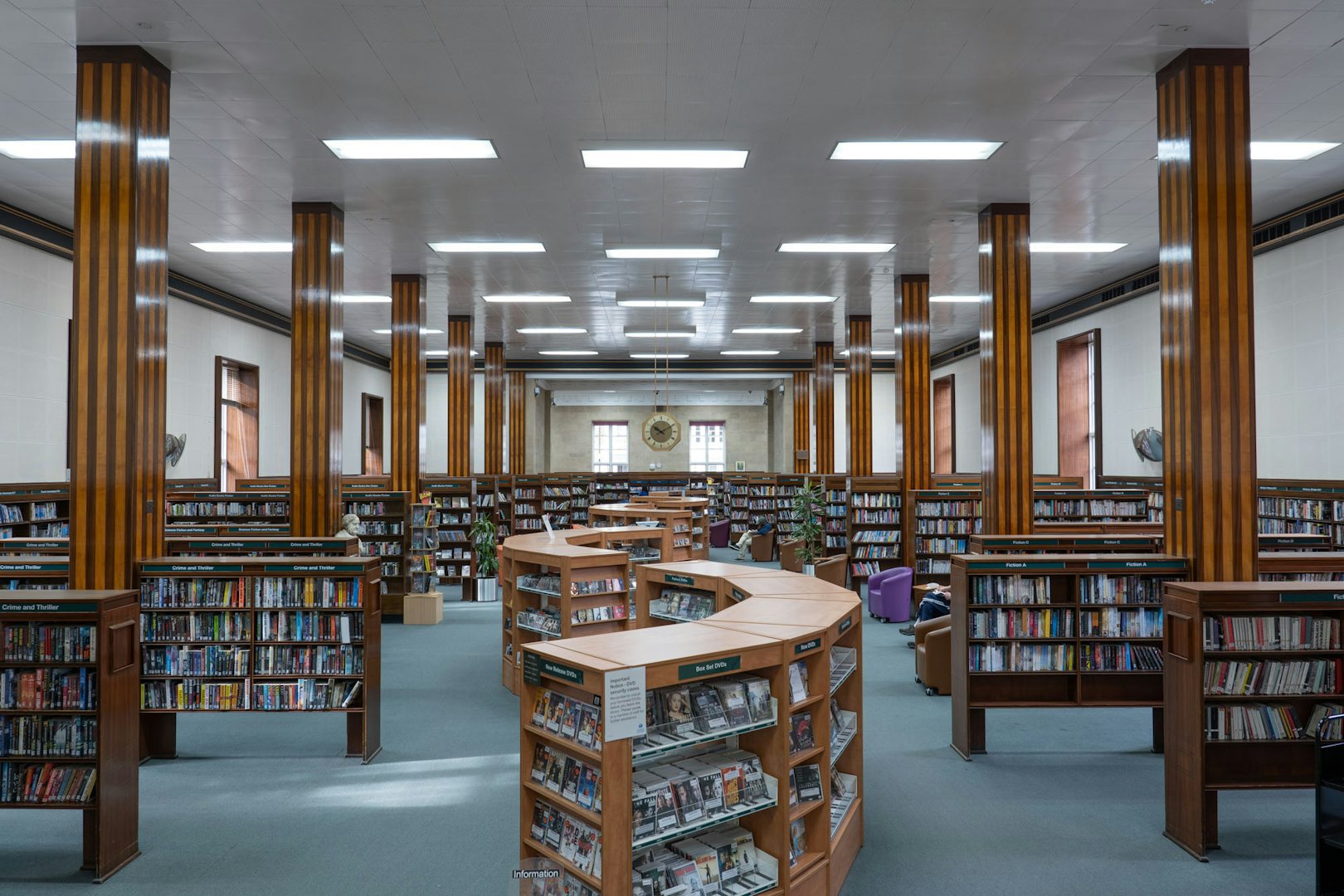 interior of the Kensington Central Library