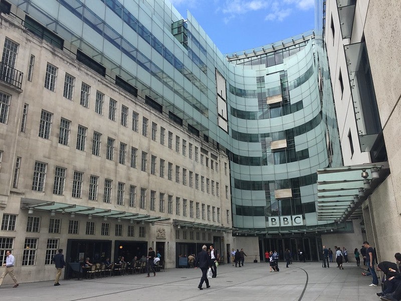 exterior of the Broadcasting House London