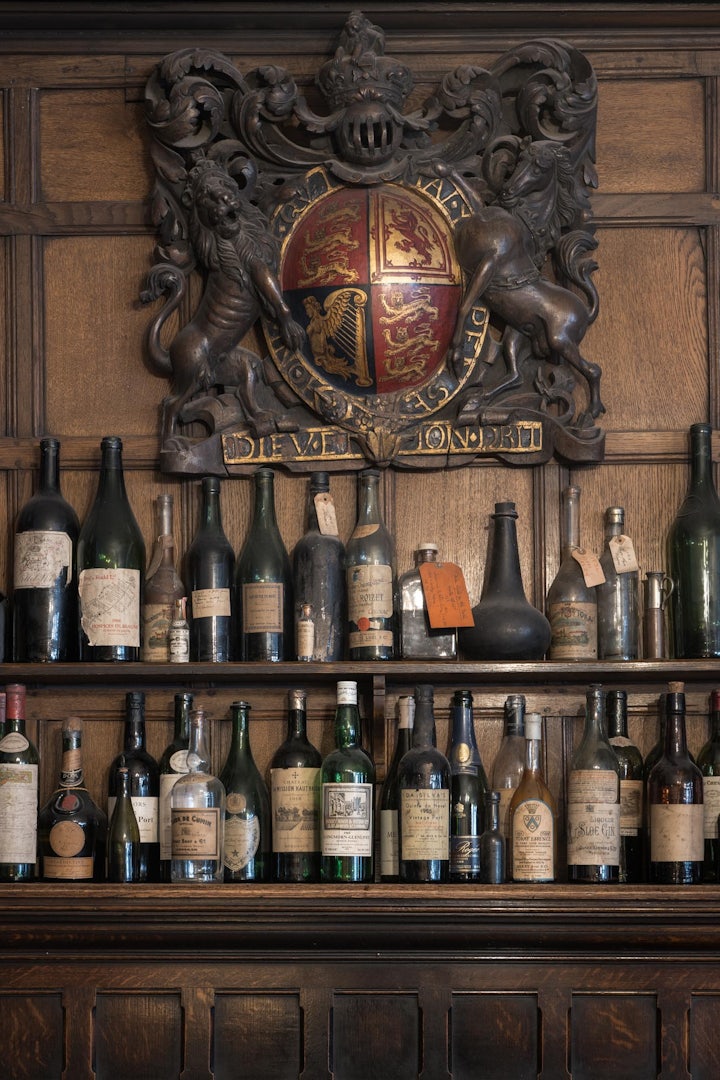 bottle of spirit at Berry Bros. & Rudd