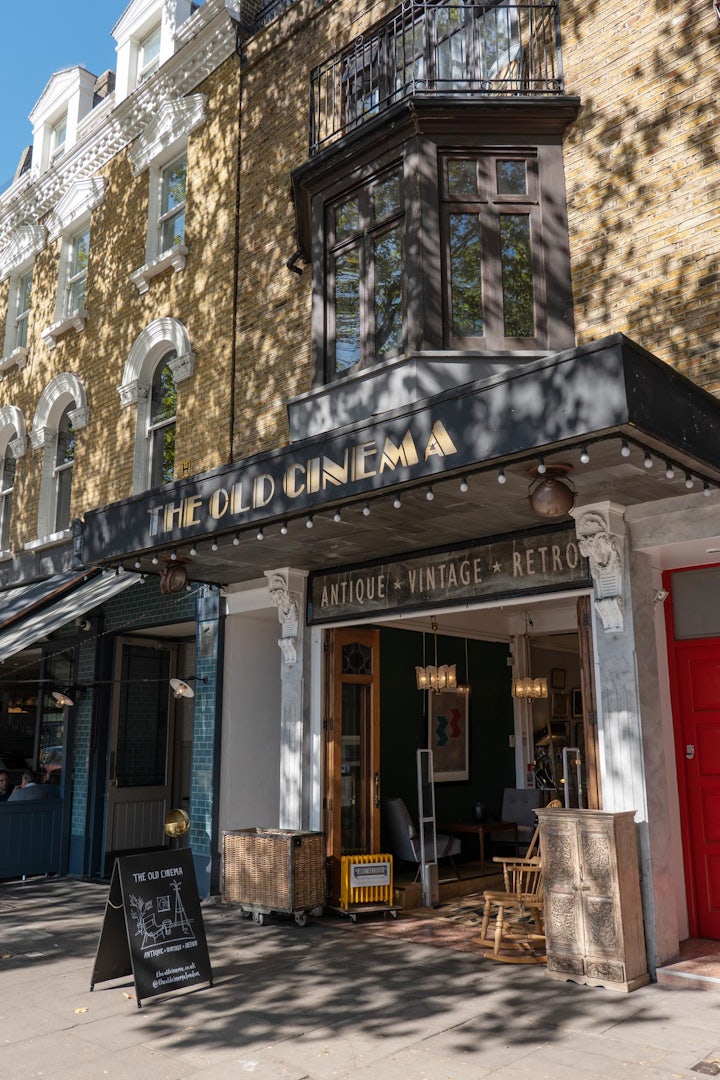 exterior of the Old Cinema shop