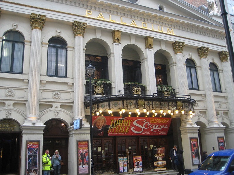 facade of the London Palladium