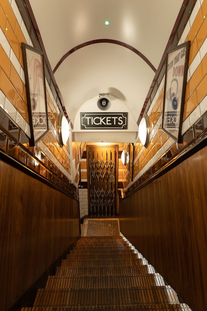 staircase to Cahoots pub