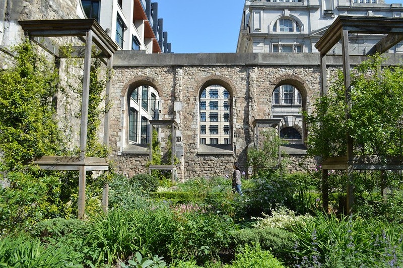 ruins of the Christ Church Greyfiars