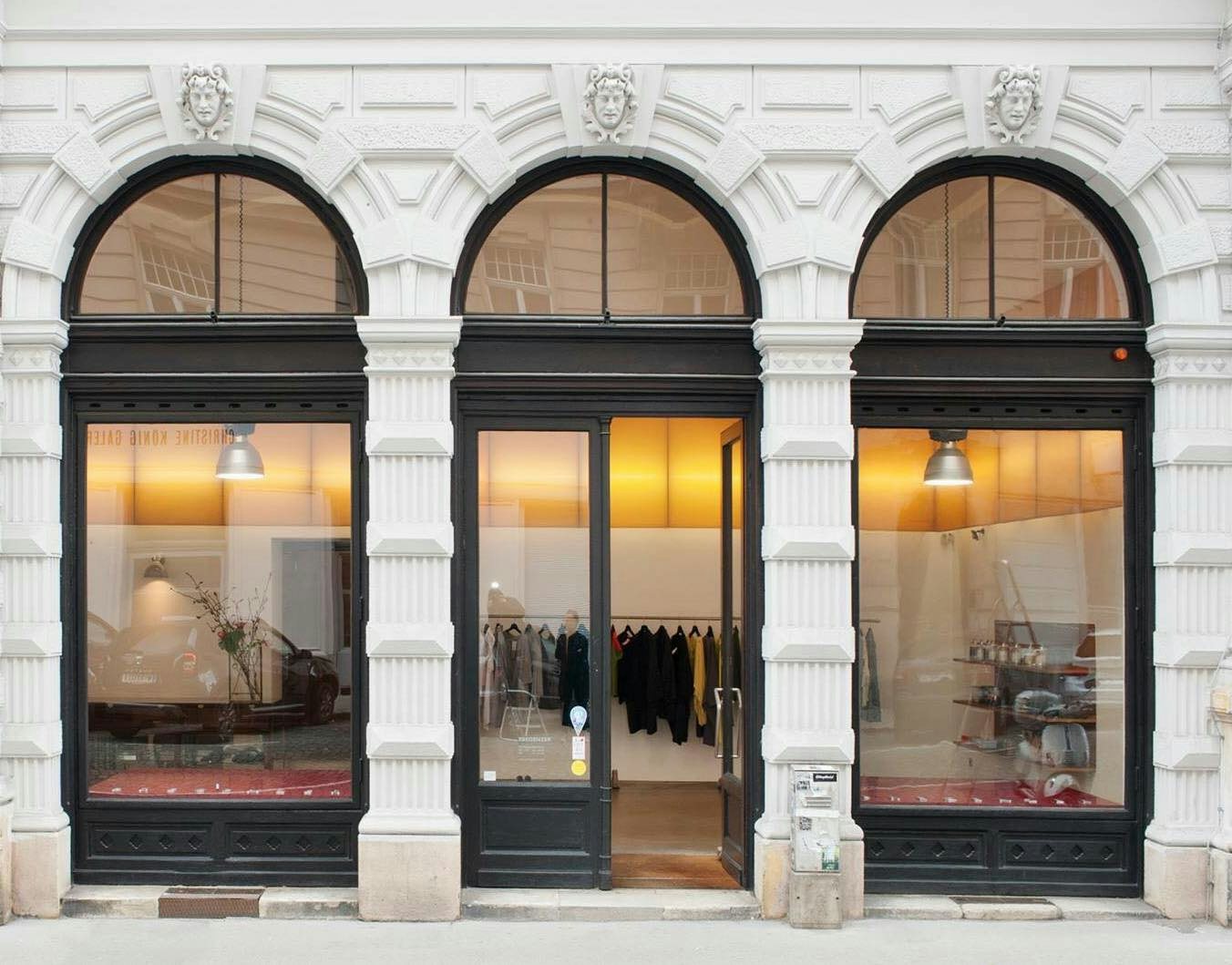 facade of Pregenzer store in Vienna