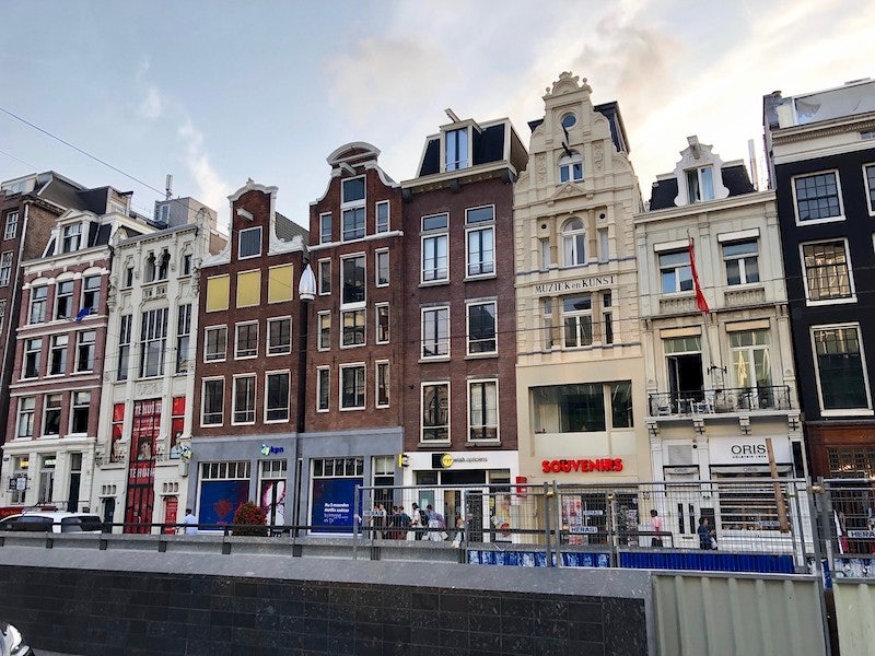 Amsterdam houses in Rokin 