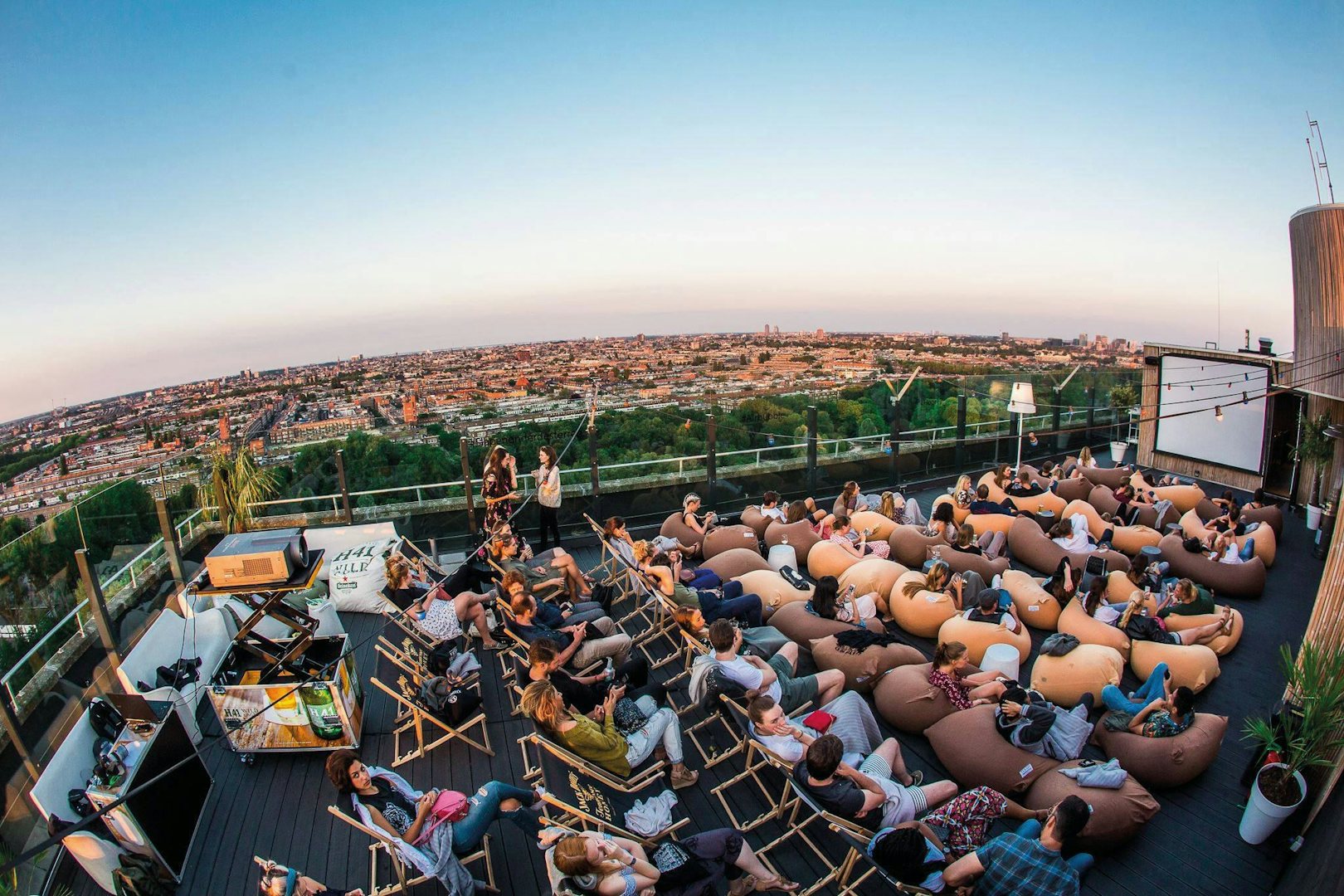 rooftop view at Apollo Hotel Amsterdam