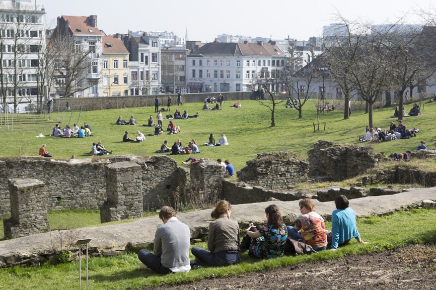 Ghent - Sint Pietersabdij Garden