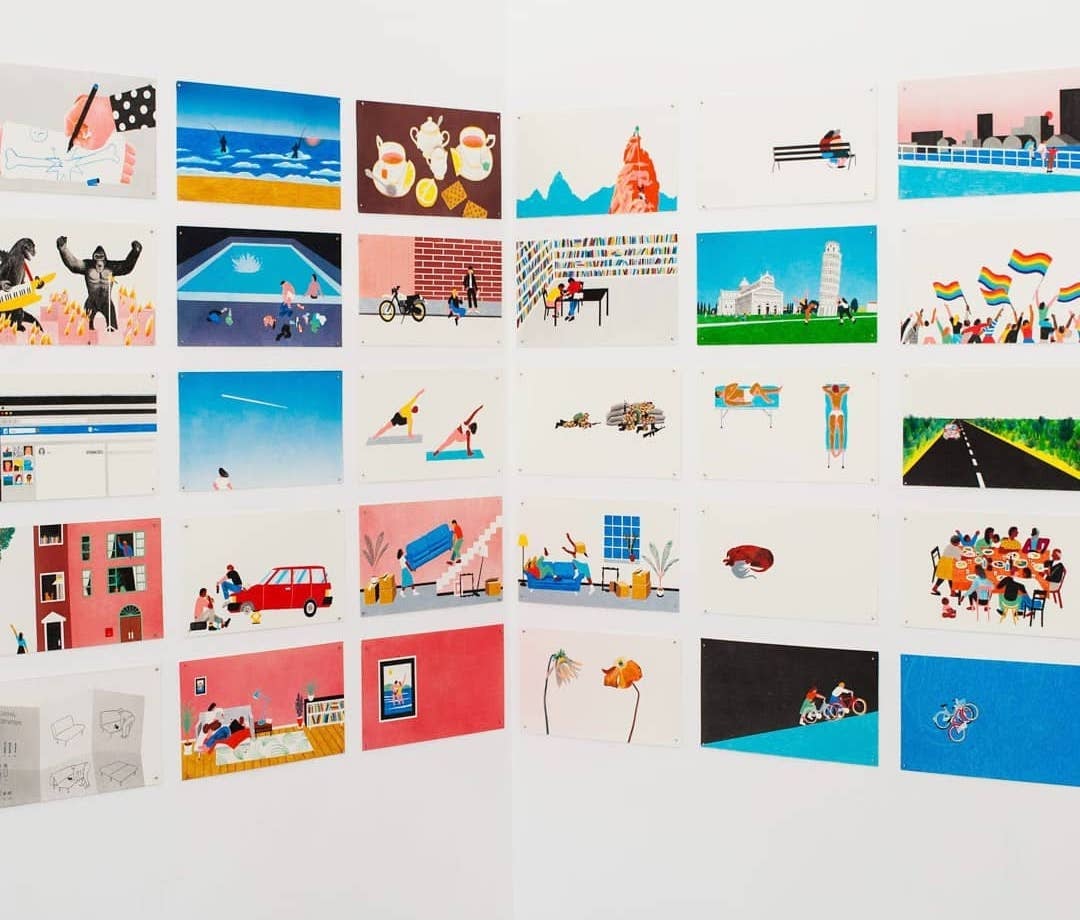 a colourful and visual artwork at Senhora Presidenta
