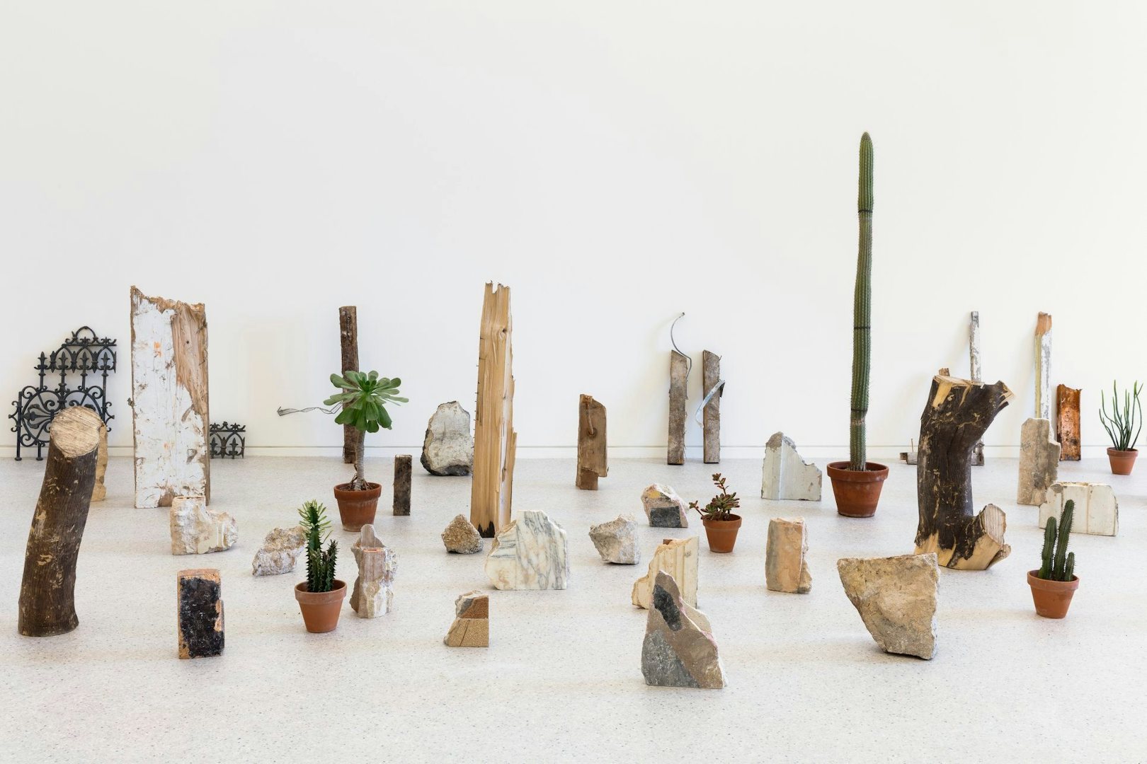 small sculptures and pieces of art at the Nouveau Musée National de Monaco