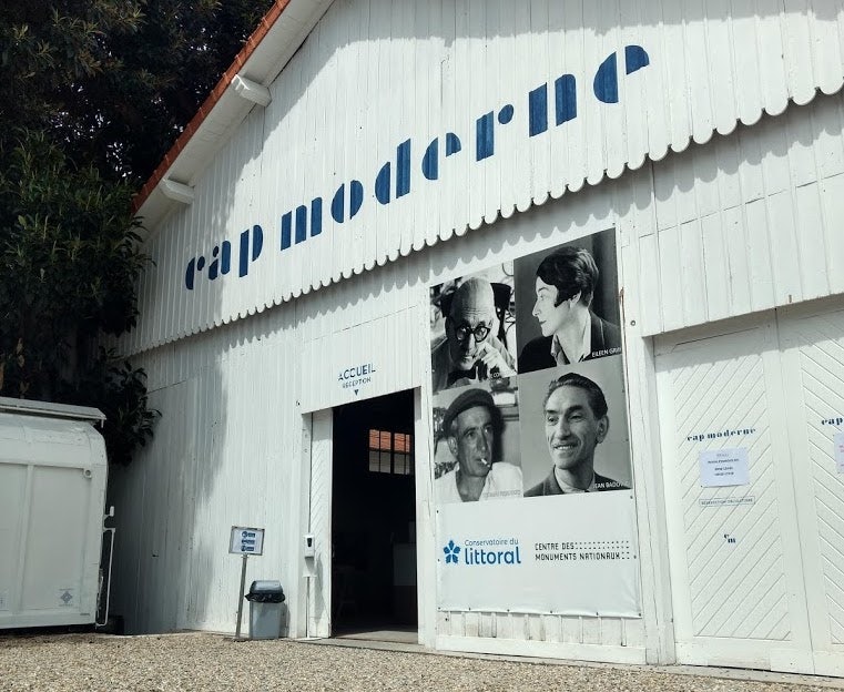 exterior of the hangar at Cap Moderne