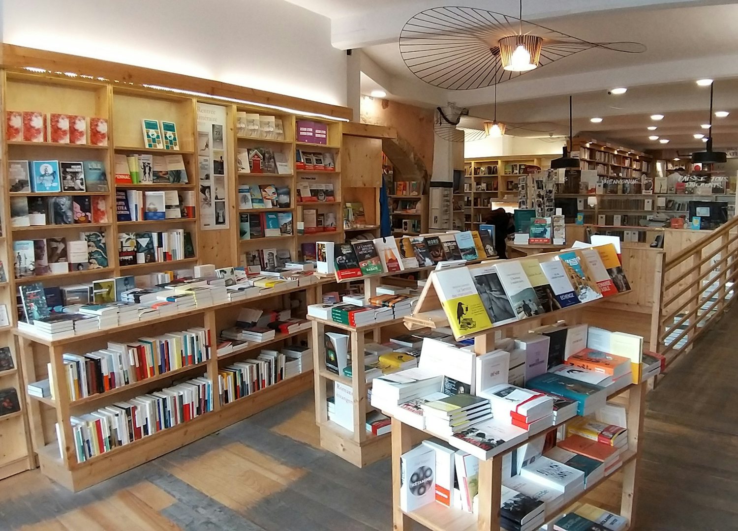 bookshop interior of Librairie Actes Sud au Méjan