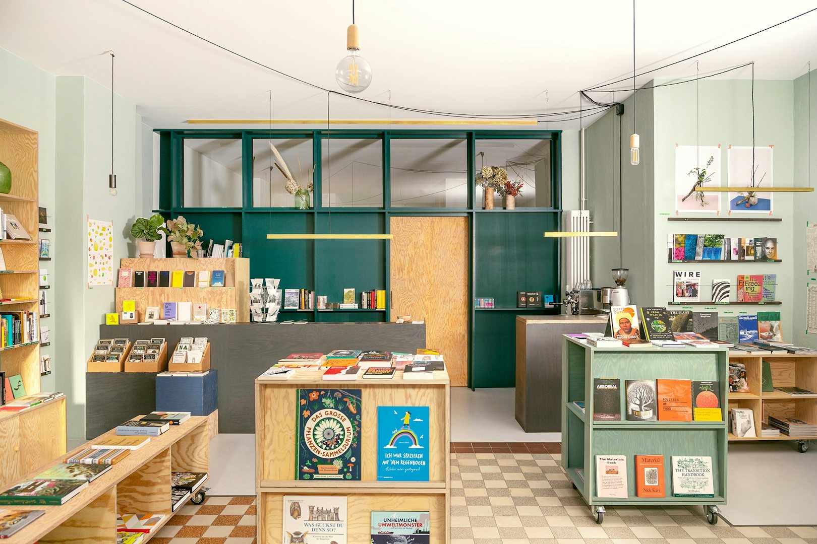 shop interior of Zabriskie book store in Berlin