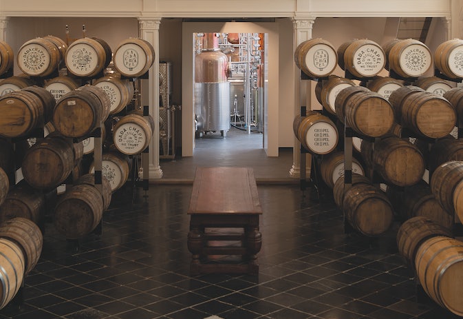 interior of Dada Chapel Distillery 