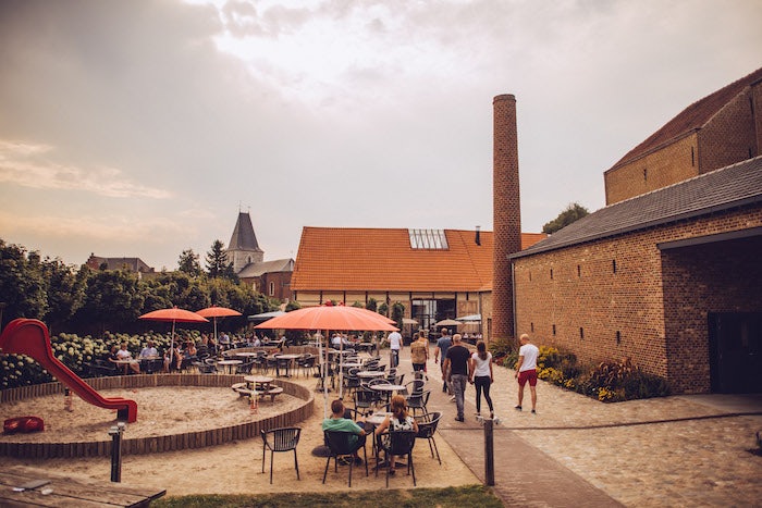 outdoor area at Distillery Wilderen