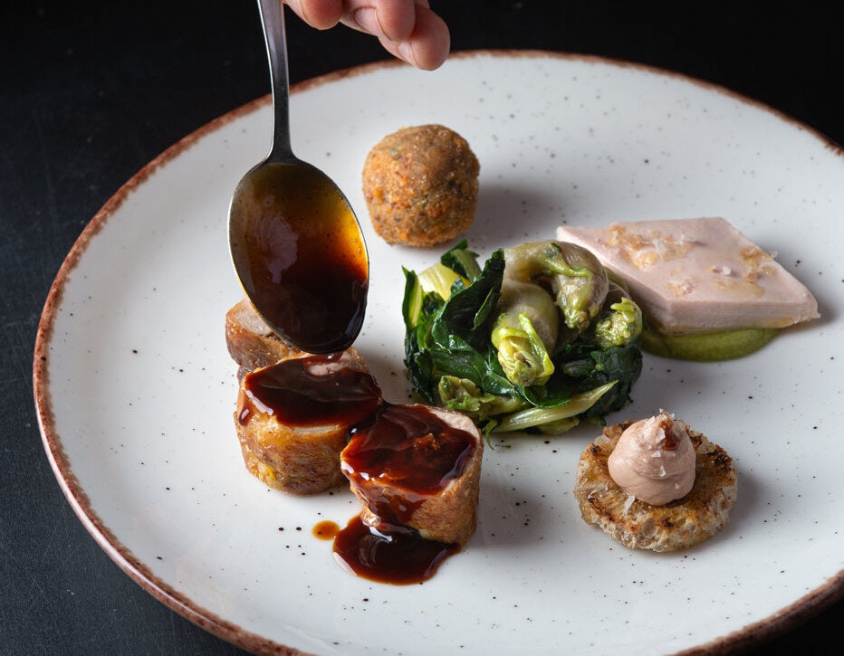 a plate of food served at Ristorante Rossi