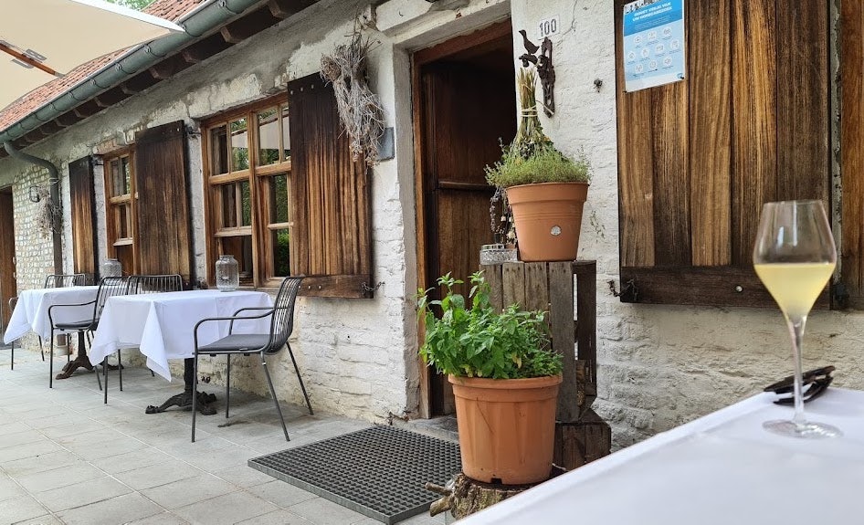 Terrace at Willem Hiele restaurant