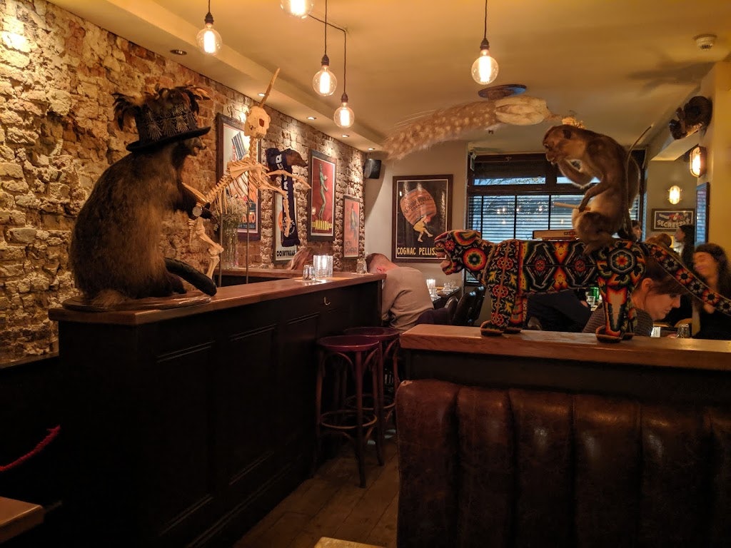 bar interior of Satan's Whiskers