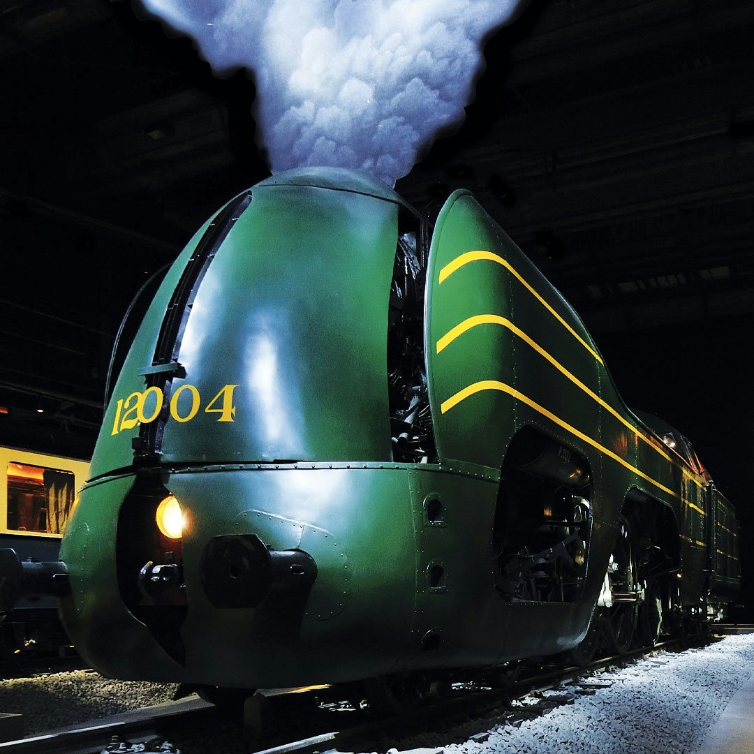 Brussels - steam locomotive at Train World