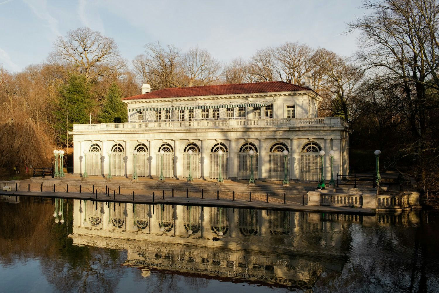 the beautiful Boathouse in Prospect Park