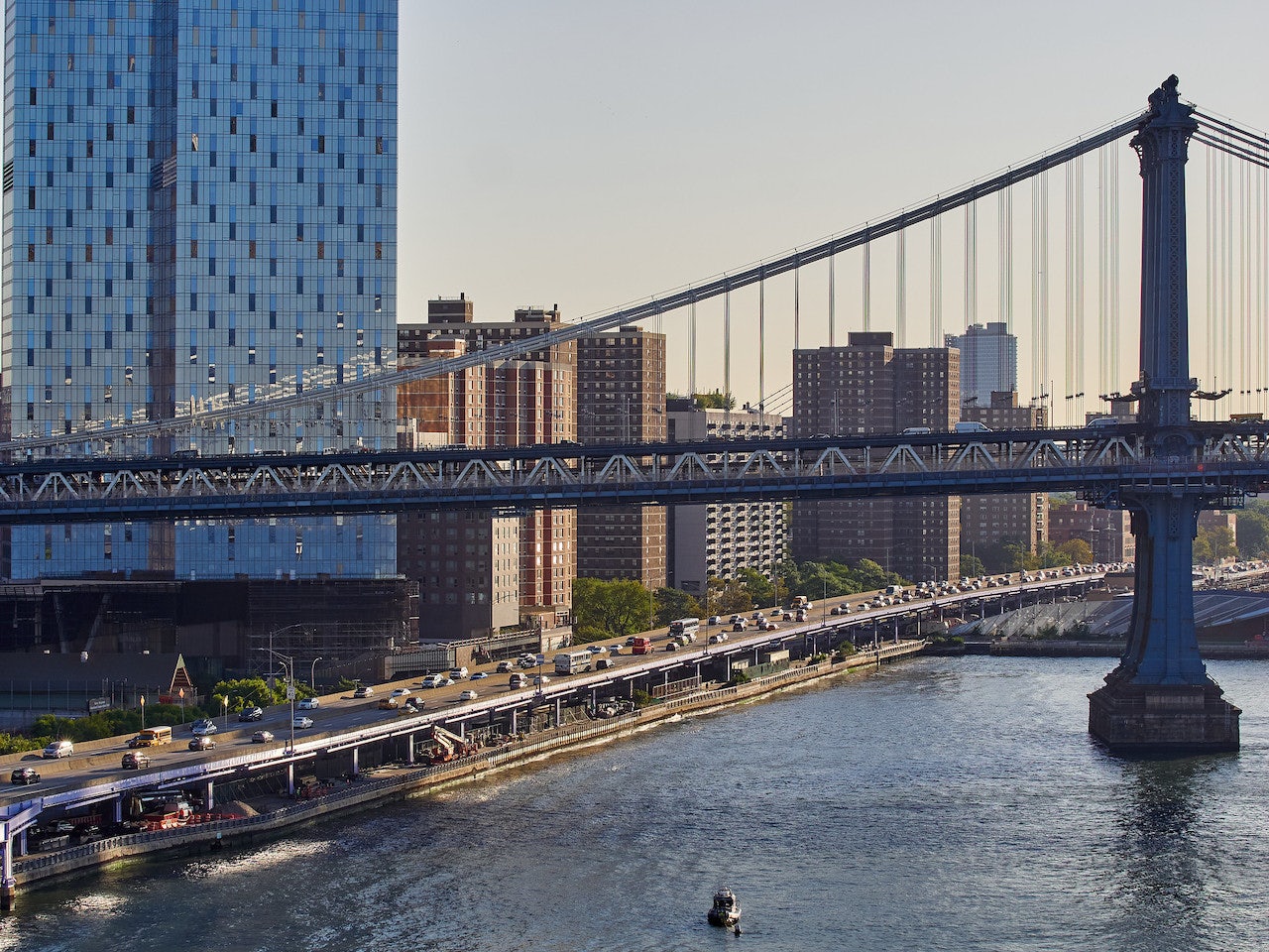 view of Williamsburg Bridge