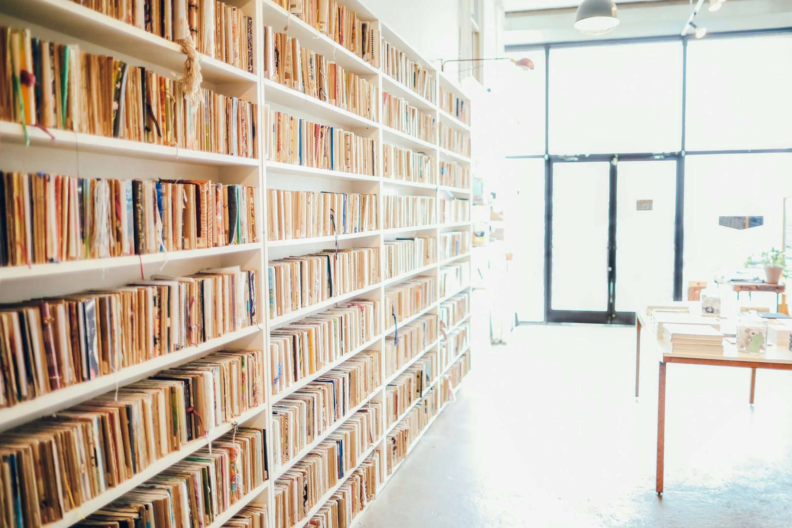 a huge collection of artists' sketchbooks at the Brooklyn Art Library